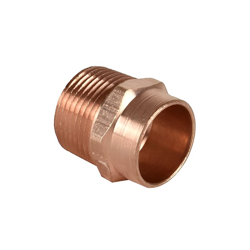 [79.25.E13] ADAPTADOR MACHO COBRE 7/8" OD X 3/4" NOM. (AGUA)