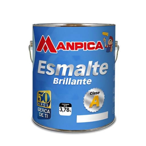 [04.04.286] PINTURA ESMALTE AZUL CARIBE (GALON) TIPO A, MANPICA