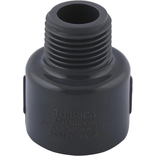 [79.08.046] ADAPTADOR MACHO AF 3/4" X 1/2" REDUCCION ASTM PVC