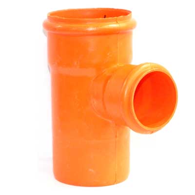 [79.08.079] TEE 50 MM (2"). REFORZADO, AGUAS SERVIDAS, PVC