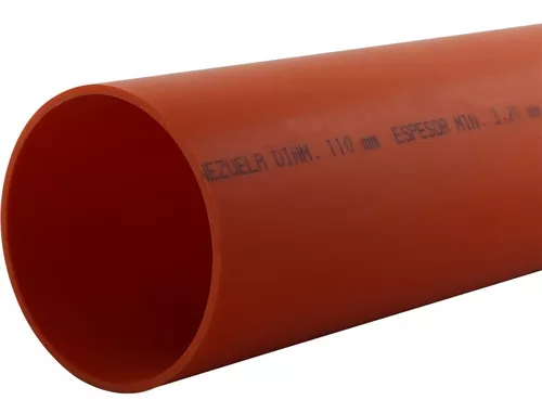 [79.08.082] TUBO 110 MM (4") X 3 MTS. REFORZADO, AGUAS SERVIDAS, PVC