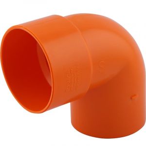 [79.08.086] CODO 75 MM X 90° (3") REFORZADO, AGUAS SERVIDAS, PVC