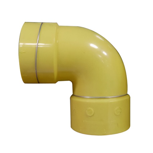 [79.08.086] CODO 75 MM X 90° (3") REFORZADO, AGUAS SERVIDAS, PVC