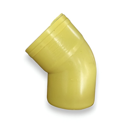 [79.08.089] CODO 110 MM X 45° (4") REFORZADO, AGUAS SERVIDAS, PVC