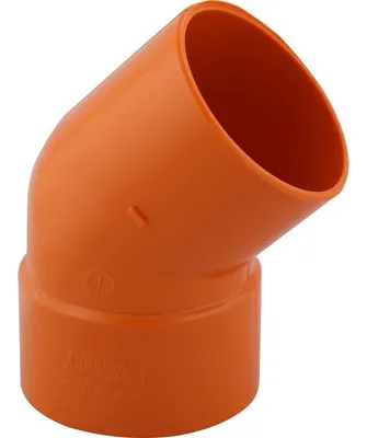 [79.08.089] CODO 110 MM X 45° (4") REFORZADO, AGUAS SERVIDAS, PVC