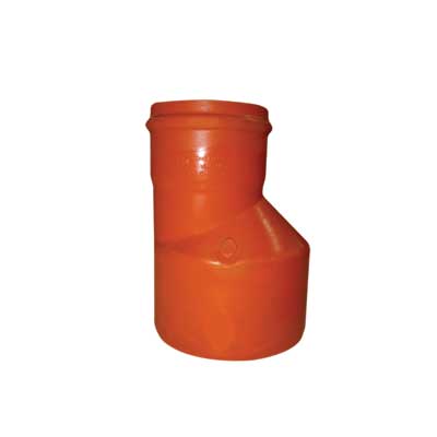 [79.08.092] REDUCCION 75 MM X 50MM REFORZADO, AGUAS SERVIDAS, PVC