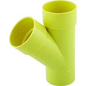 [79.08.095] YEE PVC 50 MM, SANITARIO, AMARILLO, PVC