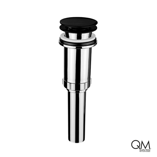 [79.QM.14.700.5008] DESAGUE LAVAMANOS 2 EN 1 TIPO HONGO DELTA BLACK QM