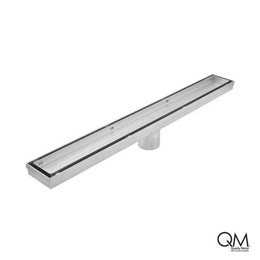 [79.QM.38.100.36ST] REJILLA LINEAL BAY 36" 2 EN 1 SATINADO QM