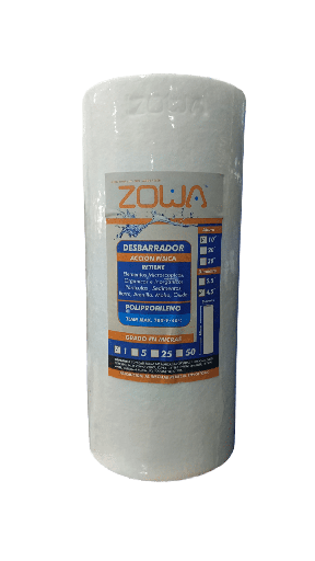 [79.17.JC.10.1MIC] CARTUCHO CELULOSA 10" X 4,5", 1 MICRAS ZOWA
