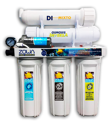 [79.17.RO.AQUARIUM.CB] OSMOSIS INVERSA PARA AQUARIUM CON BOMBA, ZOWA