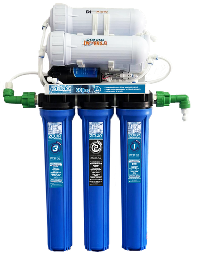 [79.17.RO.TLC600.LAB] OSMOSIS INVERSA TLC 600GPD-LABORATORIO, ZOWA