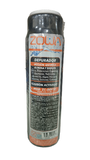 [79.17.ZC.DEP.10] CARTUCHO 10" X 2,5" DEPURADOR + KDF (CR-117), ZOWA