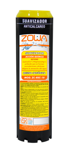 [79.17.ZC.RSC.10] CARTUCHO 10" X 2,5" SUAVIZADOR ANTICAL, ZOWA