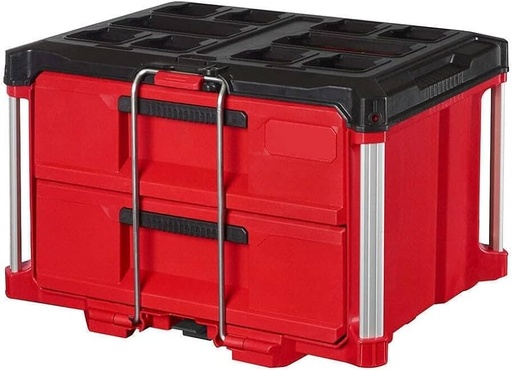 [31.01.48-22-8442] CAJA DE HERRAMIENTAS CON 2 CAJONES PACKOUT  MILWAUKEE                                                                      