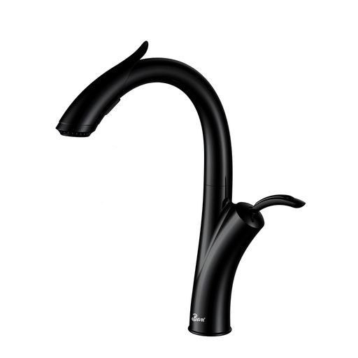 [79.77.GRI.03.39] GRIFERIA PARA FREGADERO DRAGO MATTE BLACK  BARI                                                                         