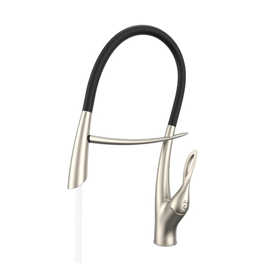 [79.77.GRI.03.41] GRIFERIA PARA FREGADERO AIRONE BRUSH NICKEL  BARI                                                                       