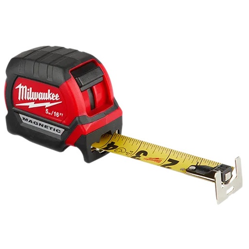 [31.01.48-22-0317] CINTA METRICA MAGNETICA HOJA ANCHA  5M  MILWAUKEE     