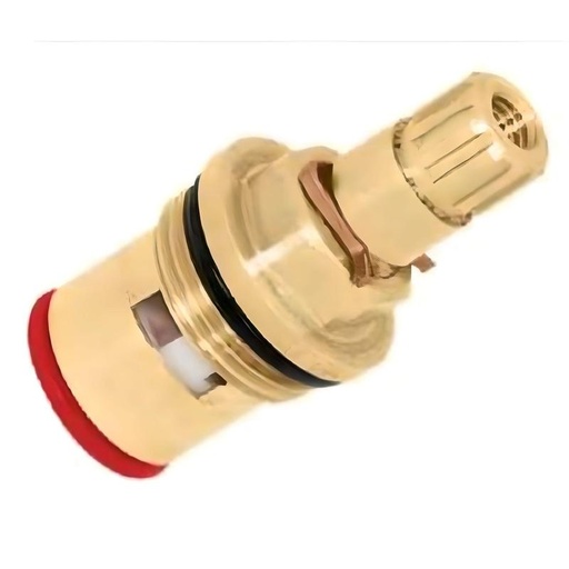 [79.24.R261] CARTUCHO CERAMICO BRIGGS PARA LAVAMANOS (IZQUIERDO) ROJO   R261                                                            