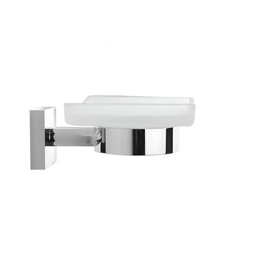 [79.M2251] JABONERA C/PLATO CUADRADO DADO MHILER