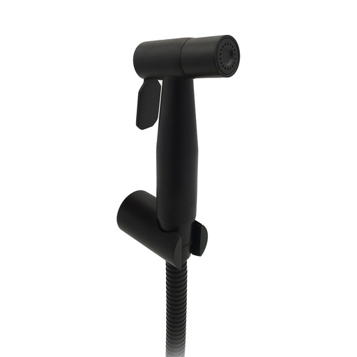 [79.77.DUC.06.03] DUCHA TELEFONO DE ACERO INOXIDABLE NEGRO  BARI                                                                          