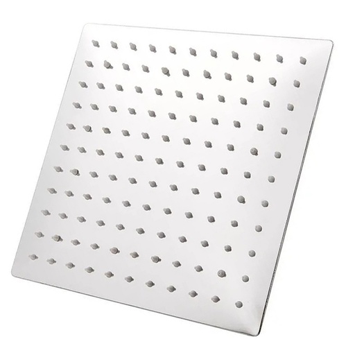 [79.77.DUC.04.02] DUCHA DE BAÑO ULTRAFINO DE ALTA PRESION CROMADO CUADRADO 25CM  BARI                                                     