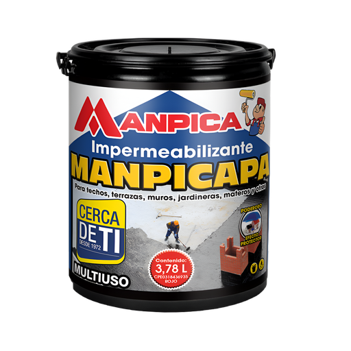 [04.04.329] IMPERMEABILIZANTE BLANCO GALON MANPICA