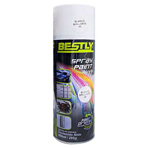 [04.01.235] SPRAY BLANCO BRILLANTE  BESTLY                                                                                          