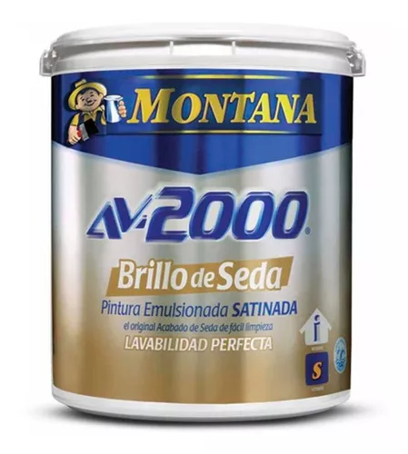 [04.06.4701] PINTURA AV-2000 BRILLO DE SEDA BLANCO DURAZNO GALON MONTANA
