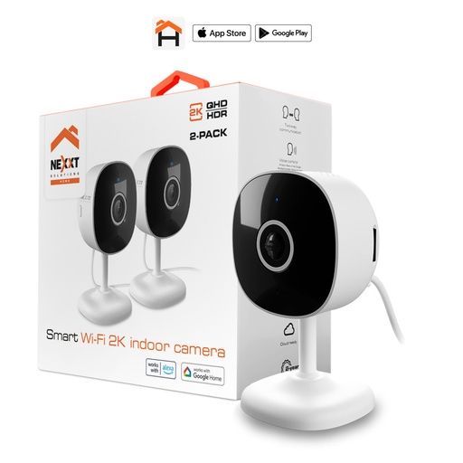 [91.03.NHCI7102PK] CAMARA DE VIGILANCIA 2K WIFI PARA INTERIOR  NHCI7102PK  NEXXT                                                              