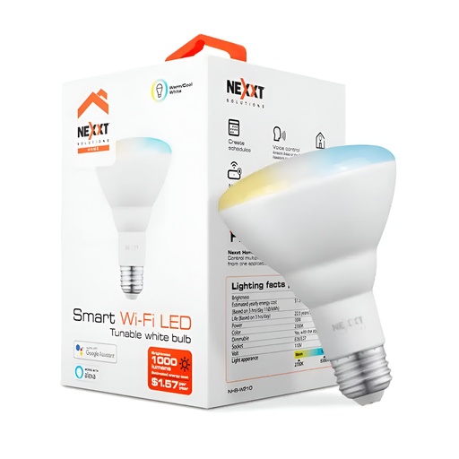 [91.03.NHBW210] BOMBILLO LED 110V-BR30 REGULABLE WIFI BLANCO  NHBW210  NEXXT                                                            