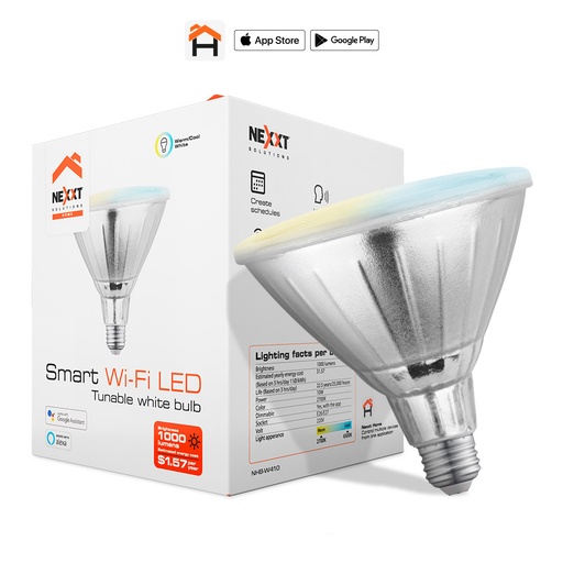 [91.03.NHBW410] BOMBILLO LED INTELIGENTE 110V-PAR38  WIFI REGULABLE BLANCO  NHBW410  NEXXT                                              
