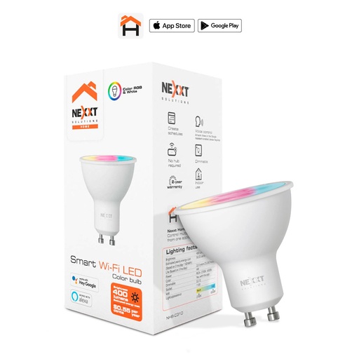 [91.03.NHBC310] BOMBILLO LED 110V MR16 WIFI MULTICOLOR  NHBC310  NEXXT                                                                  