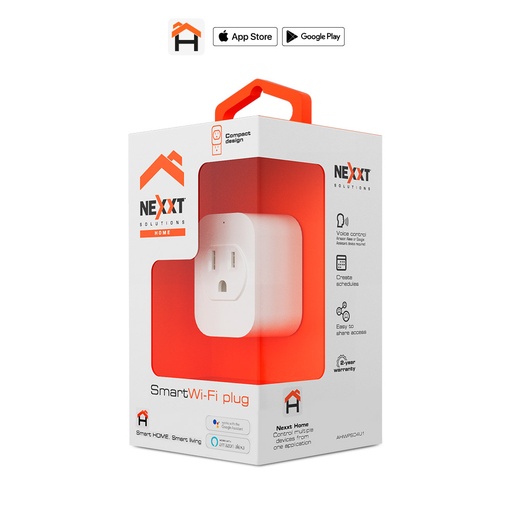 [91.03.AHIWPSO4U1] TOMACORRIENTE INTELIGENTE WIFI 110V  AHIWPSO4U1  NEXXT                                                                  