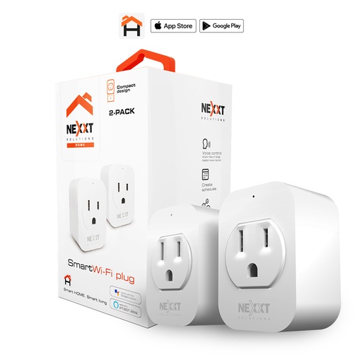 [91.03.AHIWPSO4U12PK] ENCHUFE INTELIGENTE WIFI 110V 2PACK  AHIWPSO4U12PK  NEXXT                                                               