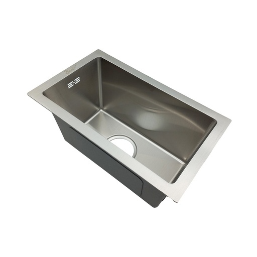 [79.77.FRE.02.10] FREGADERO LAVA COPA ACERO INOXIDABLE BRUSHED BAJO TOPE BARI