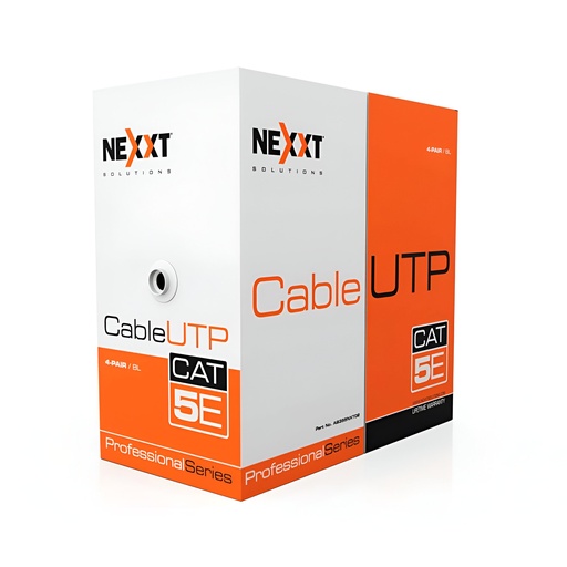 [91.03.AB355NXT07] BOBINA DE CABLE CAT.5E UTP 4 PARES PARA EXTERIORES 100MTS NEGRA  AB355NXT07  NEXXT                                         
