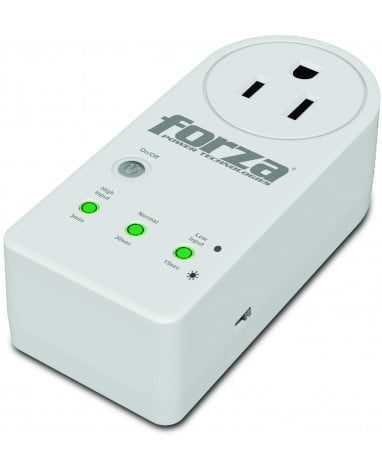 [91.02.FVP1201B] PROTECTOR DE VOLTAJE 900J 120V1800W 1OUTLET RJ45 BLANCO  FVP1201B  FORZA                                                