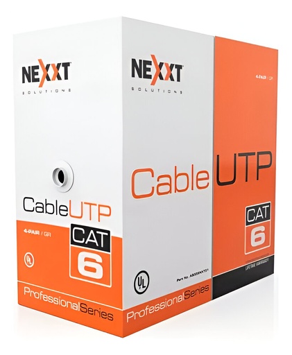 [91.03.AB356NXT13] BOBINA DE CABLE UTP CAT.6 305M ROJO  AB356NXT13  NEXXT                                                                  