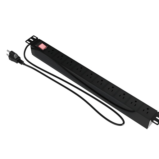 [91.03.AW222NXT82] REGLETA HORIZONTAL PDU PARA MONTAJE EN BASTIDOR 125VCA/ 15A 12SALIDAS  AW222NXT82  NEXXT                                   