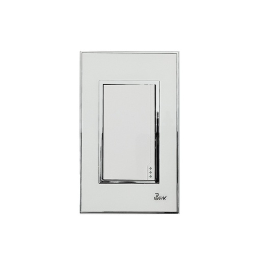[60.15.INT0401] INTERRUPTOR SENCILLO SERIE BIANCO  BARI                                                                                 