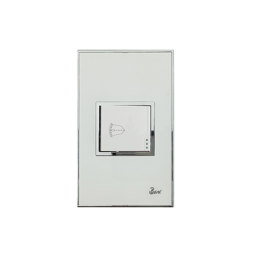 [60.15.INT0404] INTERRUPTOR TIMBRE SERIE BIANCO  BARI                                                                                   