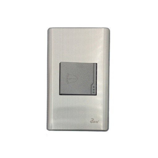 [60.15.INT0604] INTERRUPTOR TIMBRE SERIE METALLO  BARI                                                                                  