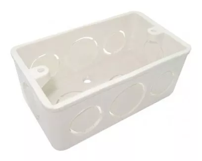 [60.11.583617515] CAJETIN RECTAGULAR 4X2(1.0MM) DE 1/2"X3/4" E.M.T. Q-ELETTRO