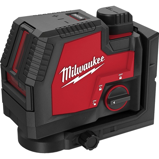 [31.01.3521-21] LASER PARA ALINECION Y NIVELACION LINEA CRUZADA VERDE RECARGABLE USB  MILWAUKEE                                                                     