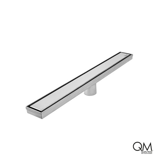 [79.QM.38.100.24ST] REJILLA LINEAL BAY 24" 2 EN 1 SATINADO QM