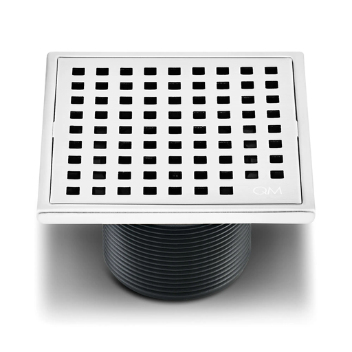 [79.QM.88.100.04ST] REJILLA CUADRADA LAGOS MIRA 4" X 4" SATINADO QM