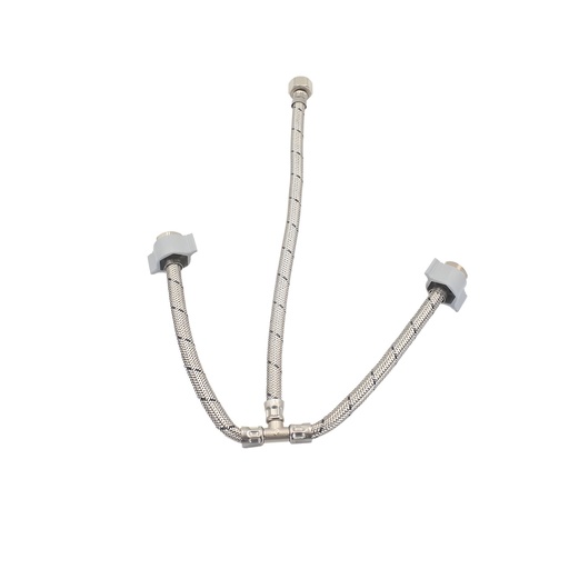[02.03.EVLT55] CANILLA VINILO 1/2" X 1/2 55 CM TIPO T  EVL-T55  COFLEX                                                                 