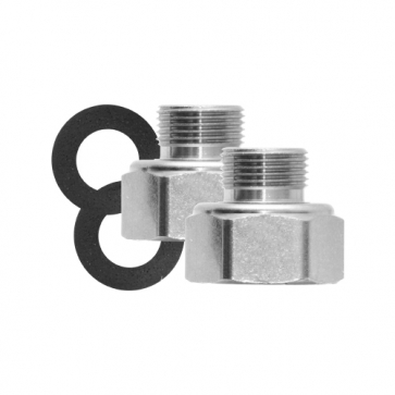 [02.03.AD6C8F] ADAPTADOR DE 3/8 X 1/2 NIQUELADO  AD-6C8F  COFLEX                                                                       