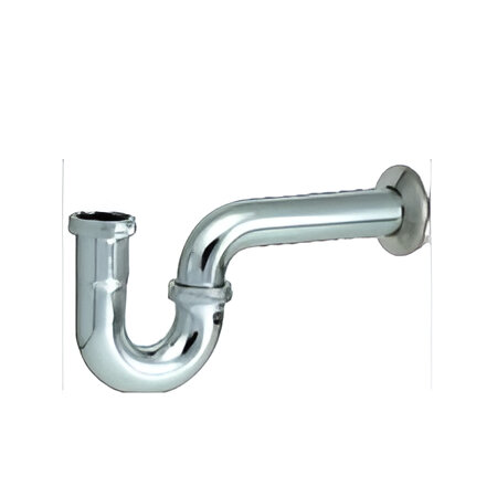 [02.03.PB9056] SIFON LATON CROMADO P/LAVAMANO 1.1/4" CORRUGADA P-B9056 COFLEX